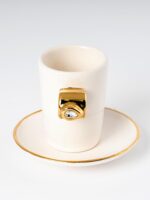 Wedding Gift Couple Mug Golden Ring - Image 2