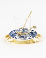 Ramadan Kareem Glass Teacup & Saucer Set - Image 3