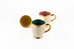 Gold Rimmed Ceramic Mug - Image 3