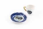 Eye Design Ceramic Coffee Cup & Saucer - Image 2