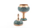Firoozeh Koobi Turquoise Copper Candy Dish - Image 3