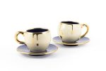 Teacup And Saucer Gold Rimmed - Image 2