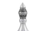 Firoozeh Koobi Turquoise On Silver Candy Jar - Image 3