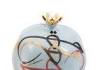 Ceramic Gold Painted Pomegranate - Image 2