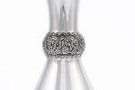 Firoozeh Koobi Turquoise On Silver Vase - Image 2