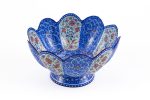 Decorative Copper Bowl & Plate Hand-Painted With Minakari - Image 3