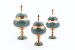 Firoozeh Koobi Turquoise Copper Candy Dish - Image 2