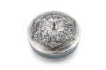 Firoozeh Koobi Turquoise On Silver Sugar Bowl - Image 3