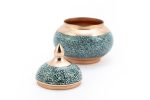 Turquoise Inlaying Sugar/Candy Pot - Image 2