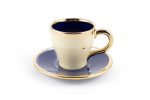 Teacup And Saucer Golden Rimmed