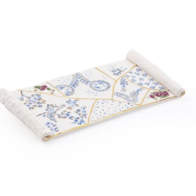 Golden Zangar Ceramic Roll Tray