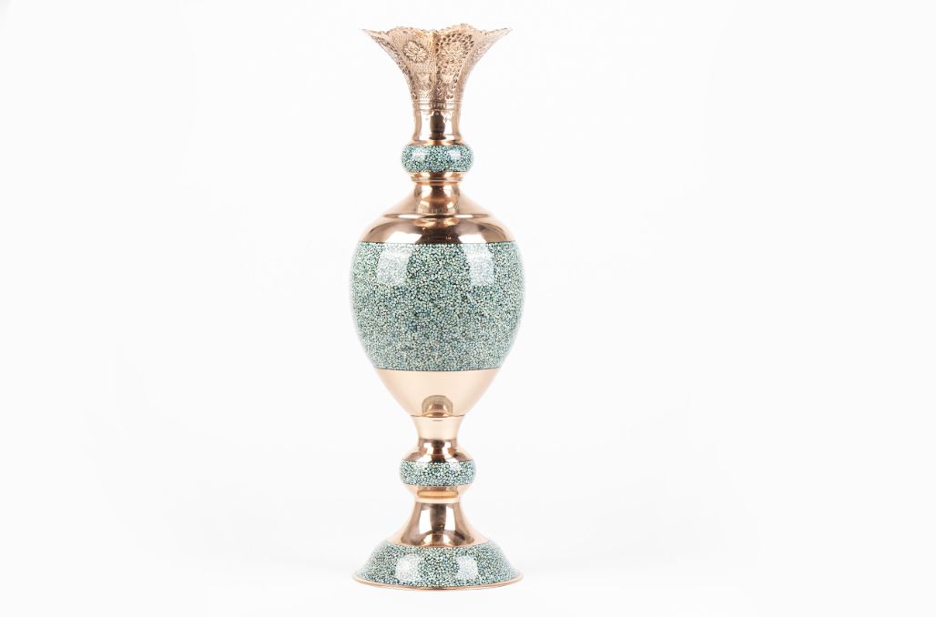 Firoozeh Koobi Or Turquoise Inlaying Vases – Featured Image Firoozeh Koobi Or Turquoise Inlaying Vases - Image 1