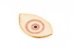 Evil Eye Ceramic Coaster – 17×10 cm