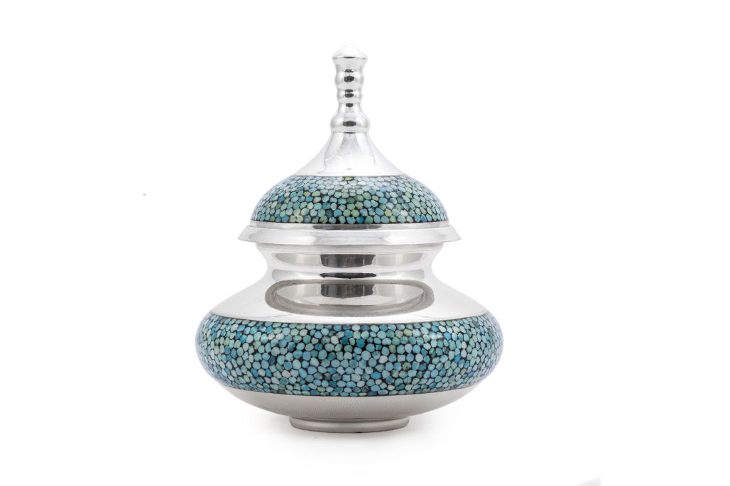 Silver & Turquoise Jewelry Box Silver - Featured Image Silver & Turquoise Jewelry Box Silver - Image 1