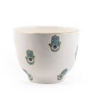 Golden Hamsa Bowl