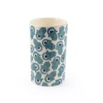 Tiffany Hamsa Ceramic Vase