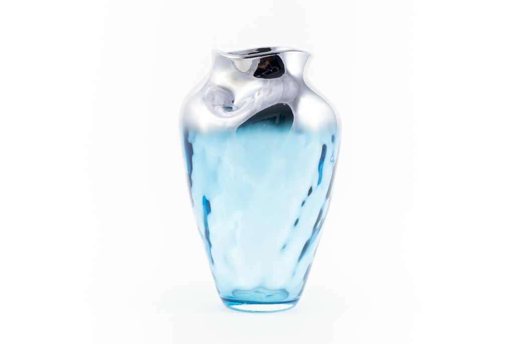 Modern Silver Jar Vase – Featured Image Decorative Ceramic Modern Silver Jar Vase - Image 1