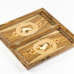 Handmade luxury backgammon and chess - Board,Wooden