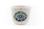 Evil Eye Ceramic Shot Cup