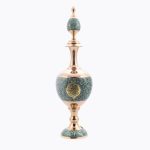 Turquoise Inlaying Or Firoozeh Koobi Toranj Vase