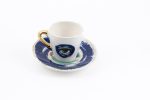Eye Design Ceramic Coffee Cup & Saucer