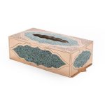Turquoise Inlaying Or Firoozeh Koobi Tissue Box
