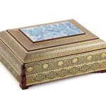 Painted Handcrafted Khatam Box
