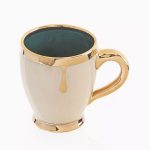 Gold Rimmed Ceramic Mug