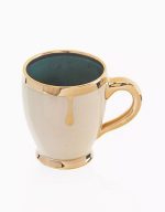 Gold Rimmed Ceramic Mug