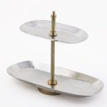 Oval Two Tier Serving Stand