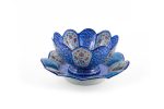 Decorative Copper Bowl & Plate Hand-Painted With Minakari