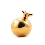 Gold Small Ceramic Pomegranate