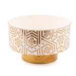 Polygon Cylinder Bowl With Stand