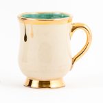 Golden Rimmed Ceramic Mug