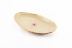 Oval Ceramic Platter Evil Eye