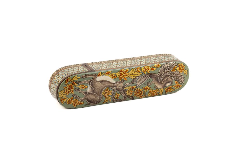 Khatam Kari Sliding Pencil Case - Featured Image Khatam Kari Sliding Pencil Case - Image 1