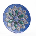Handmade MinaKari Copper Enamel Plate 20cm