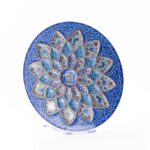 Handmade Minakari Enamel Decorative Plate 20 cm Wall Hanging