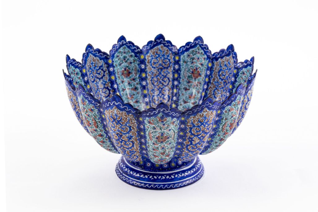 Minakari Handicrafts Bowl and Plate - Featured Image Minakari Handicrafts Bowl and Plate - Image 1