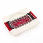 Kilim Rimmed Round Plate