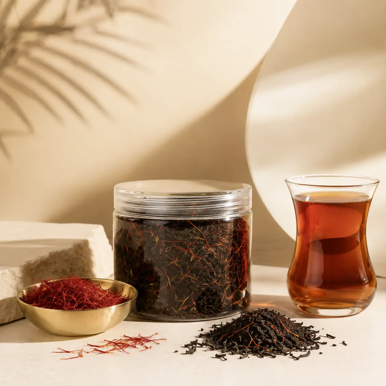 Premium Saffron Black Tea