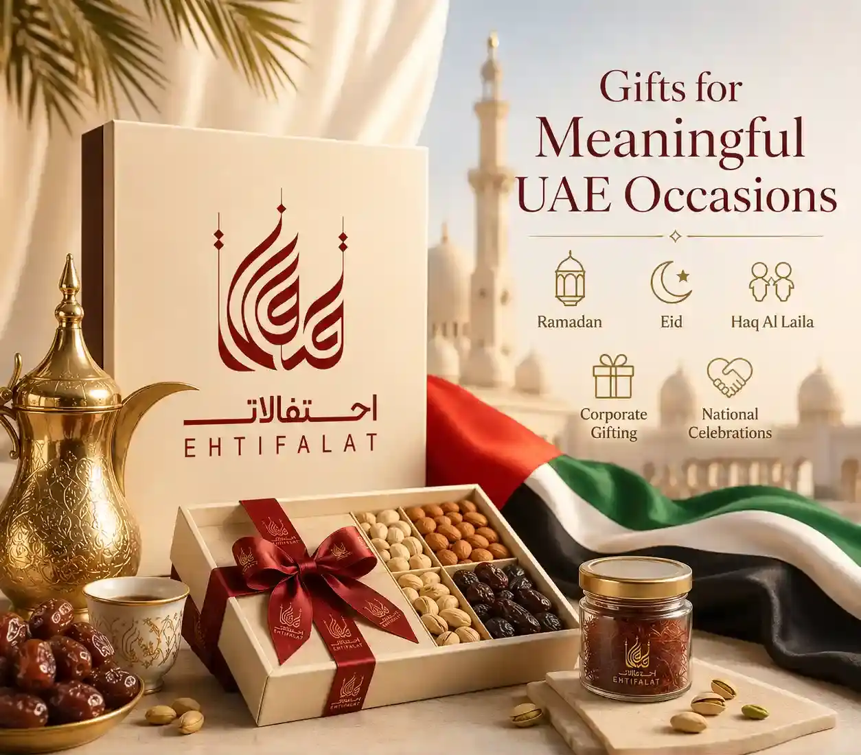 Luxury UAE gift box by Ehtifalat